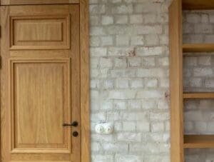 Oak Door in Home