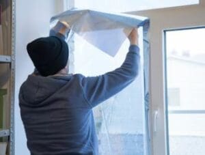 Insulating Window with Insulation Film