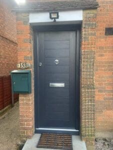 Black Composite Front Door