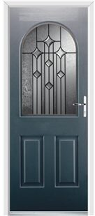 grey composite rockdoor