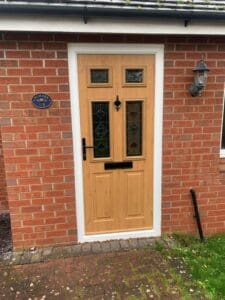 Composite Door with Locks