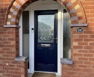 Blue Energy Efficient Composite Door