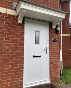 White Composite Door