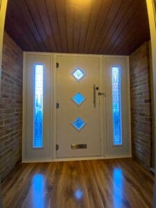 Interior View of Composite Front Door Size