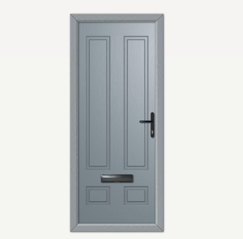 Grey composite door