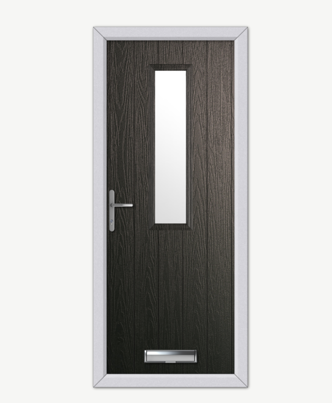 1 Square Grooved Modern Composite Doors