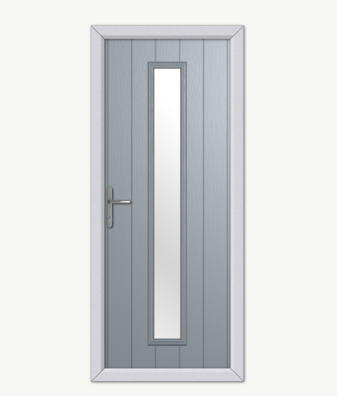 Long Glass Modern Composite Doors