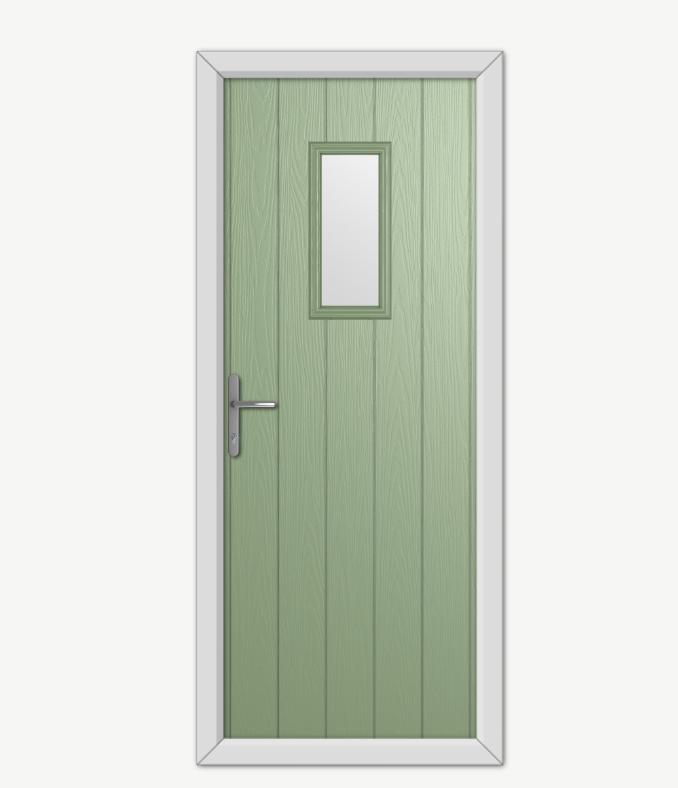 Small Glass Modern Composite Doors