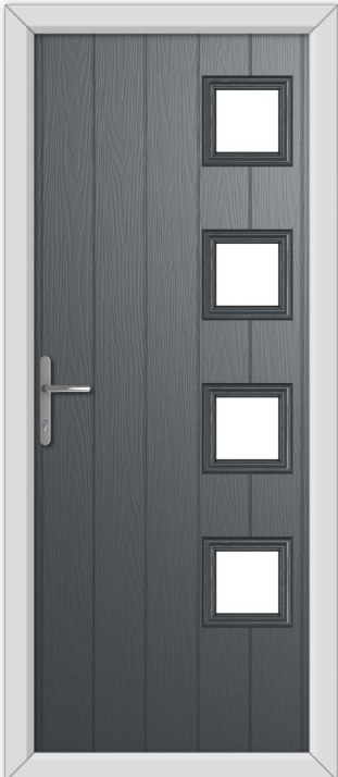 4 Square Modern Composite Doors