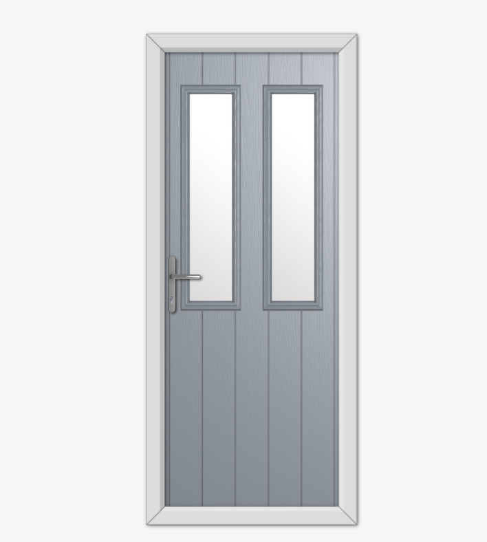 2 Glass Modern Composite Doors