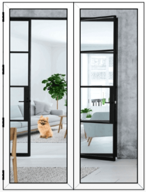 Aluminium Patio Doors in White