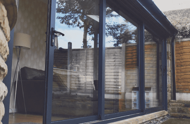 Black Aluminium Patio Doors