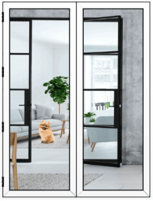 Aluminium Lift and Slide Patio Doors in White