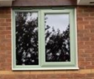 Powder-Coated Aluminium Windows in Chartwell Green