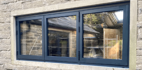 Aluminium Windows in Anthracite Grey