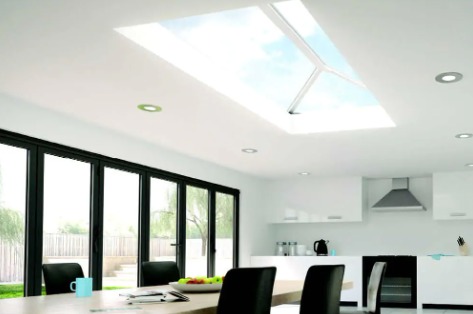 Aluminium Opening Roof Lanterns in White