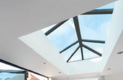 Aluminium Conservatory Roof Lanterns in Black