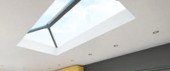 Aluminium Kitchen Roof Lanterns in Black