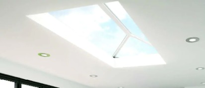 Aluminium Triple-Glazed Roof Lanterns in White