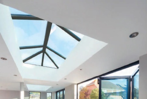 Aluminium Roof Lantern in Black