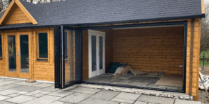 3-Panel Open Aluminium Bifold Doors