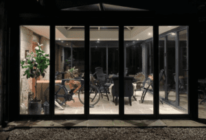 Aluminium Bifold Doors in a House Extension