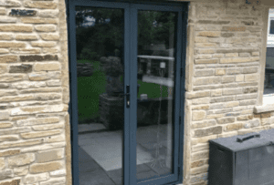 Anthracite Grey Aluminium French Doors