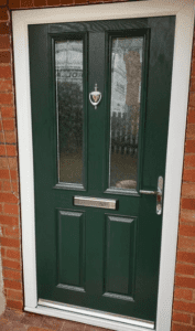 Dark Green Composite Front Door