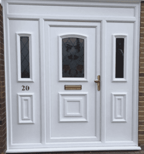White uPVC Front Door