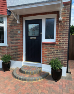 Timber core composite front door