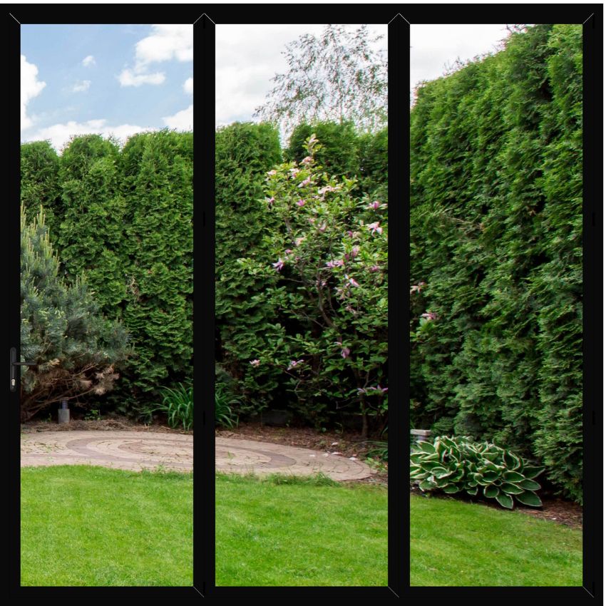 6.5m 6 Panel Aluminium Bifold Doors