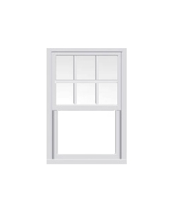 white sliding sash window