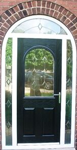 arched composite door