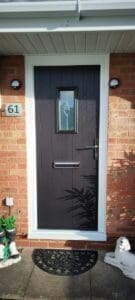 Black Front Composite Door