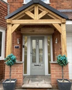 Composite Door with Letterbox