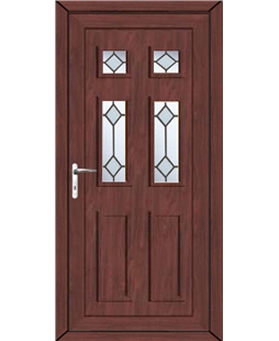 rosewood upvc door